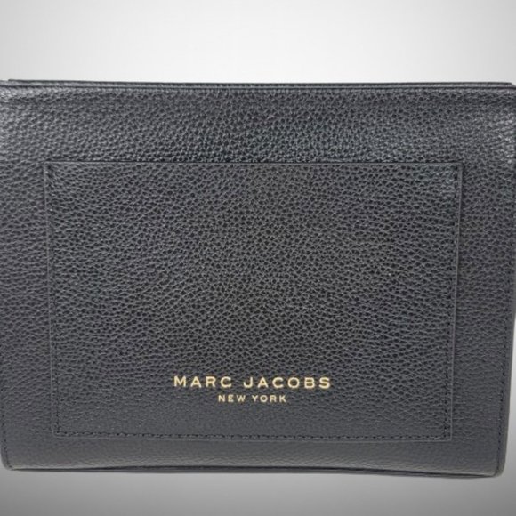 Marc Jacobs New Grind Leather Cosmetic Pouch - Picture 3 of 10